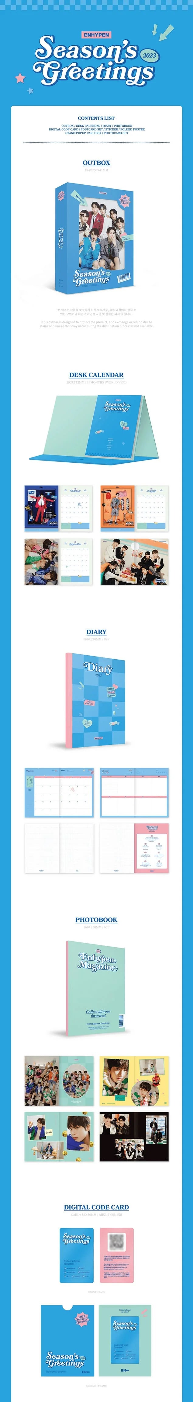 enhypen - 2023 season's greetings