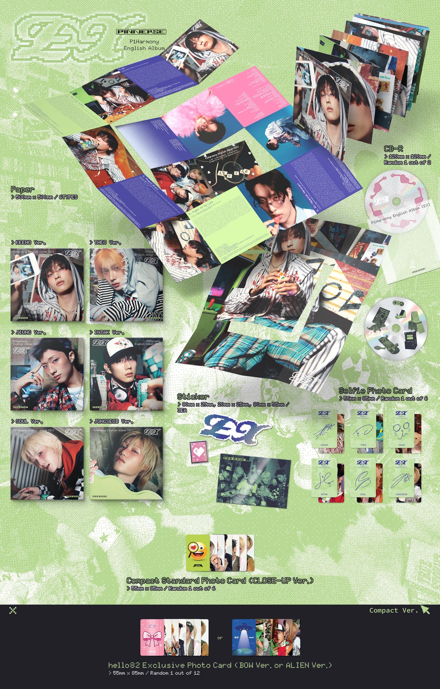 p1harmony - ex (exclusive) compact ver.