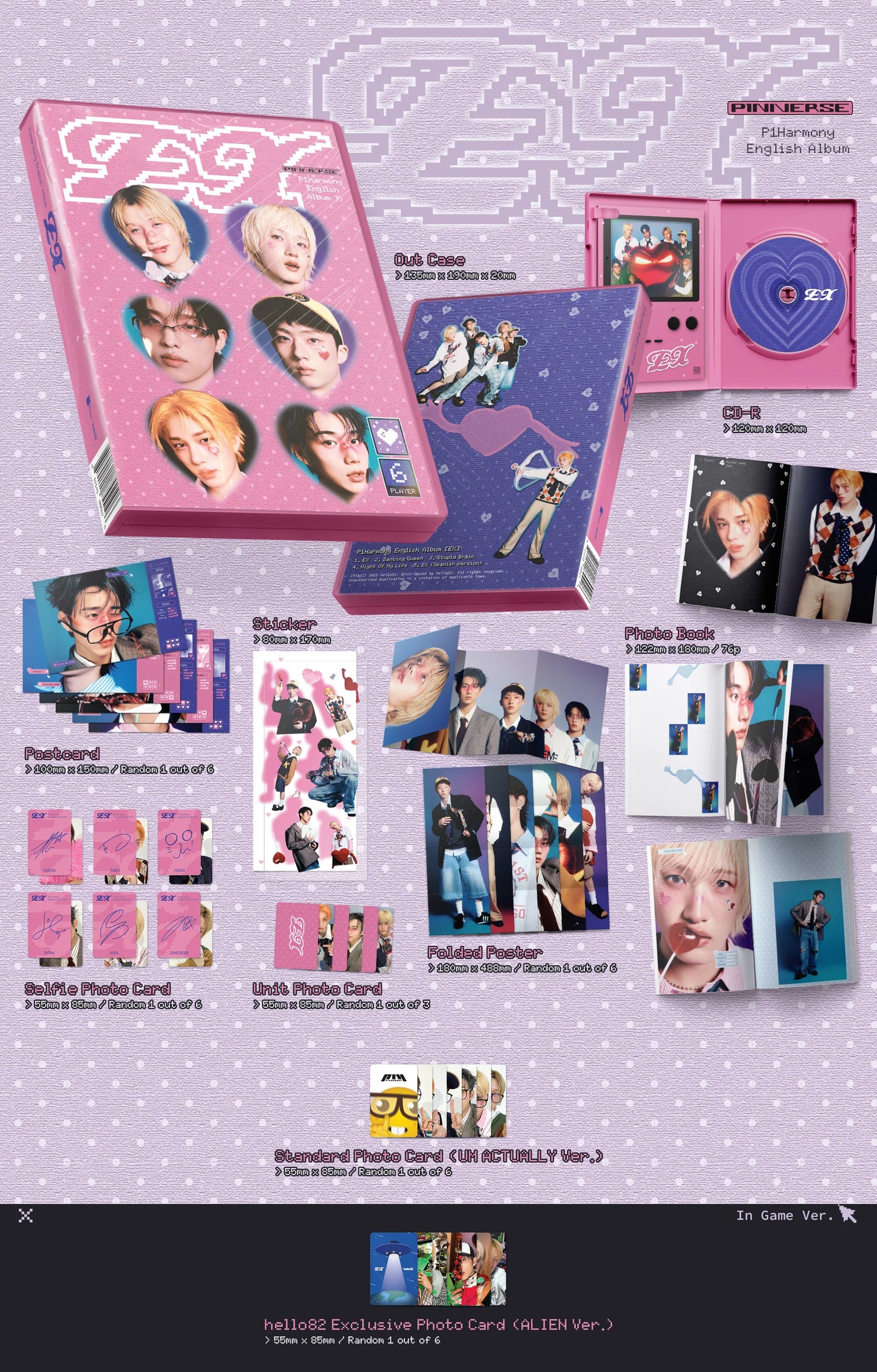 p1harmony - ex (exclusive) signed ver.