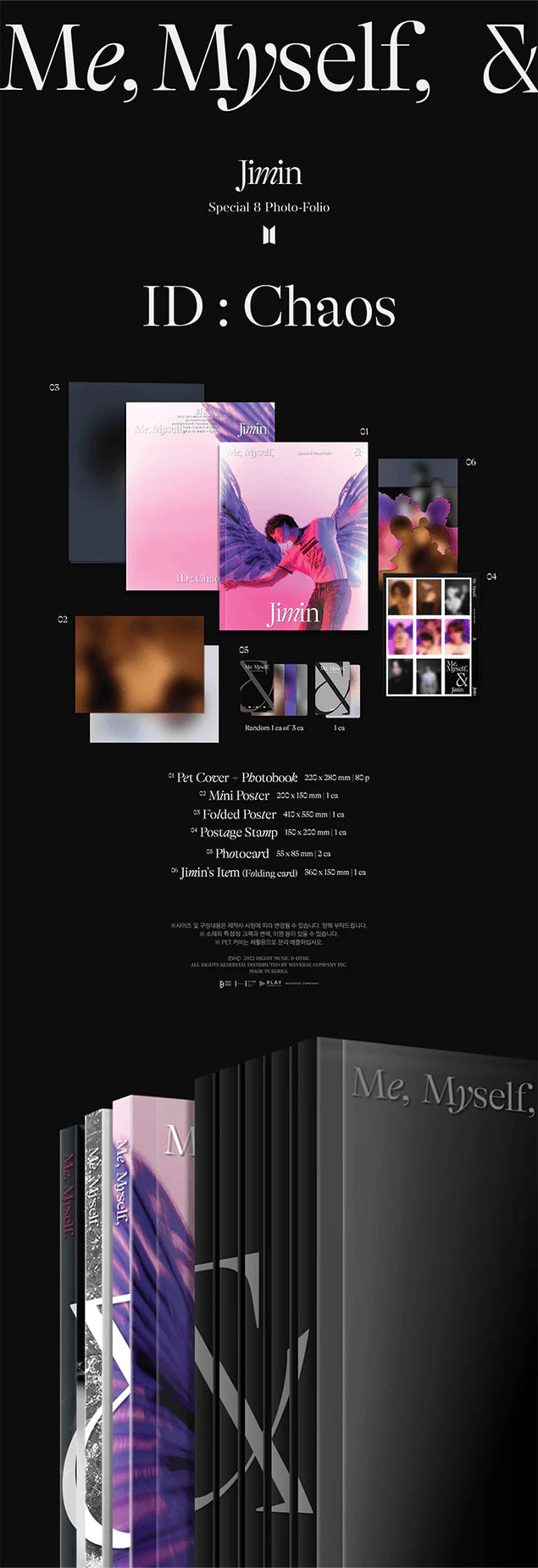 jimin - special 8 photo-folio me, myself, and jimin 'id : chaos'
