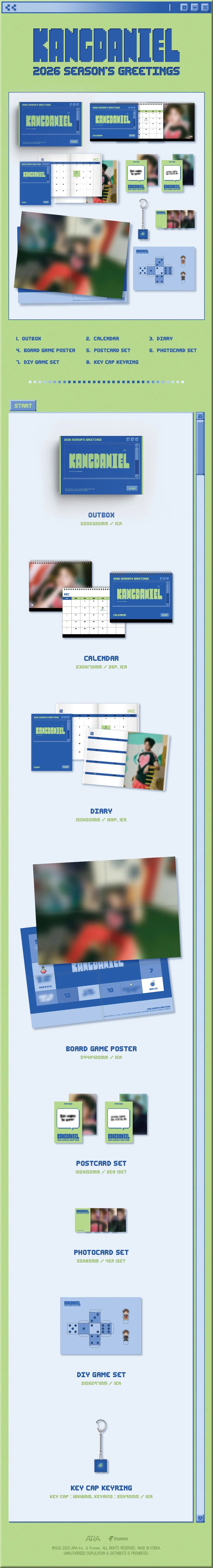 kangdaniel - 2026 season's greetings