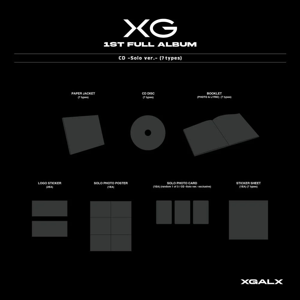 xg - 1st album (solo ver.)