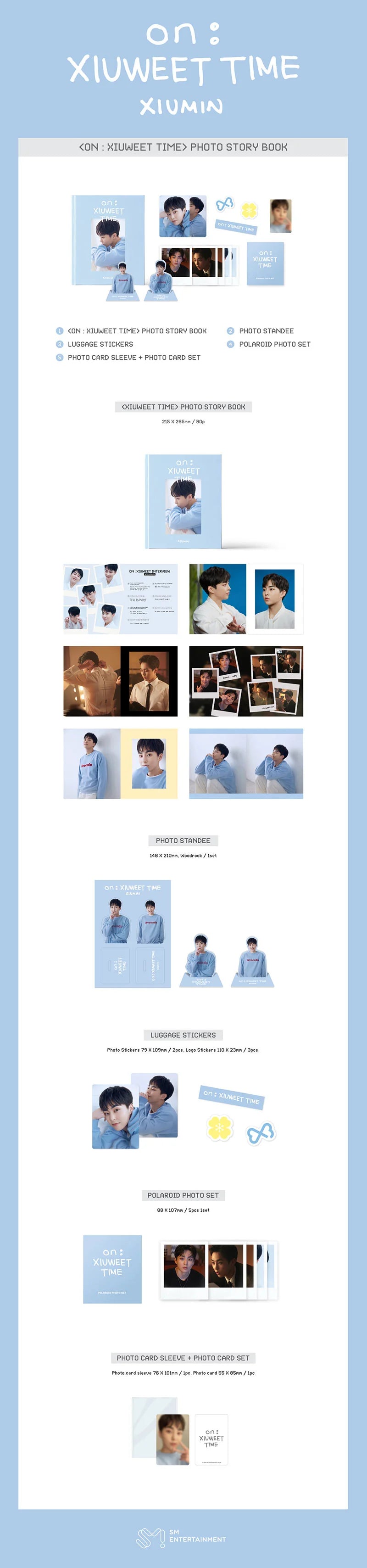 xiumin - photo story book - on : xiuweet time