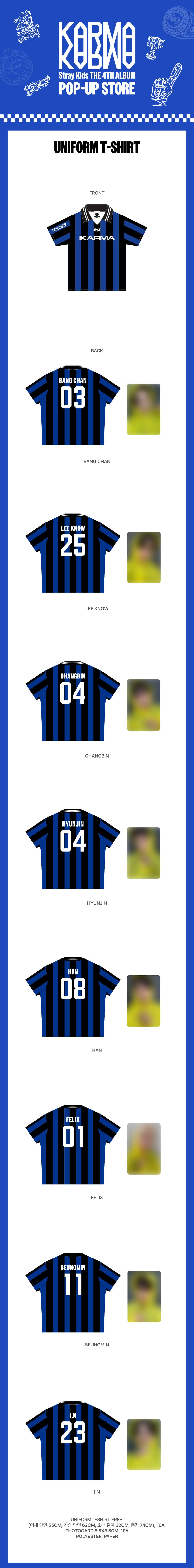 stray kids karma - uniform t-shirt