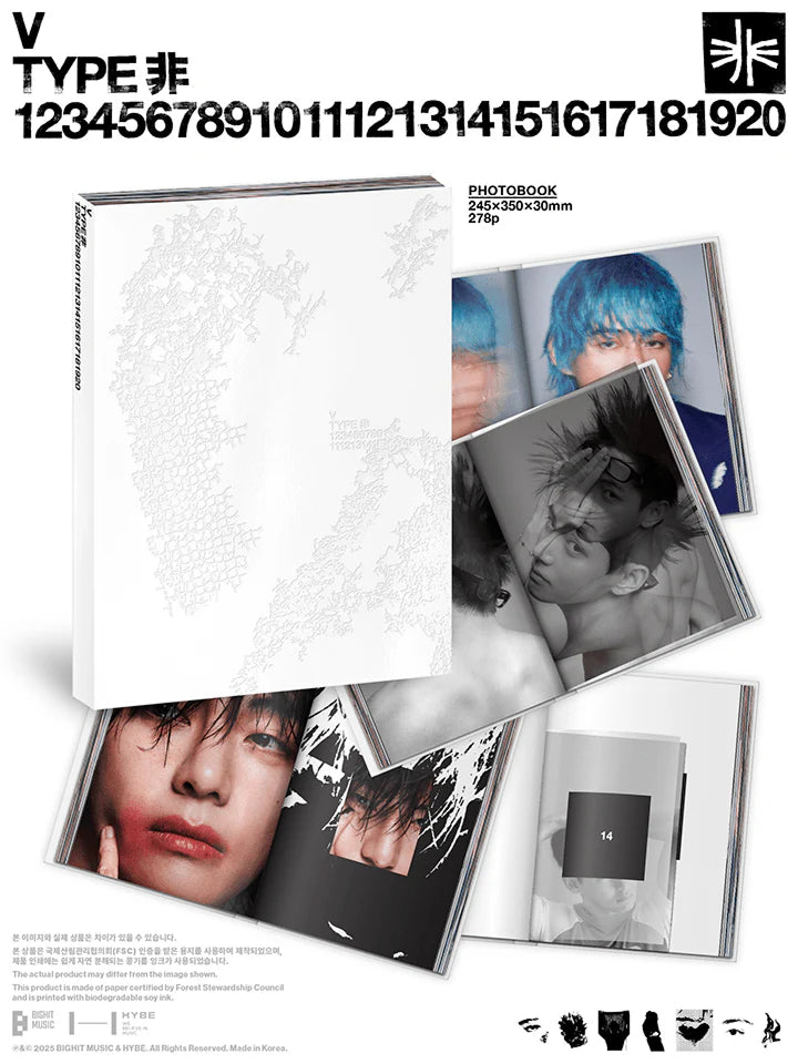 bts v - type 非 photobook