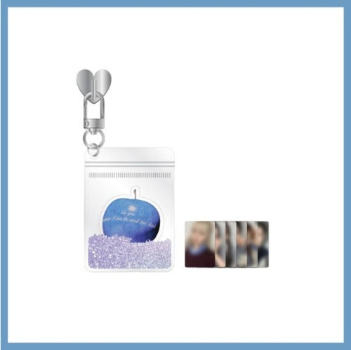 nmixx - [blue valentine] zipper pouch keyring