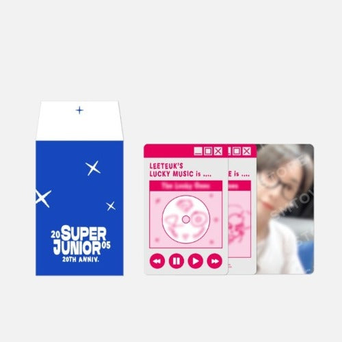 super junior - [20th anniversary] lucky card set