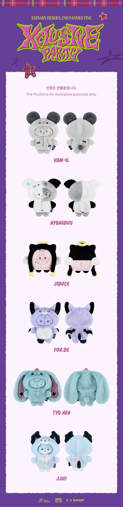 xdinary heroes - [xclusive party 2026 2nd fanmeeting] official md xdinary monsters 10cm plush costume
