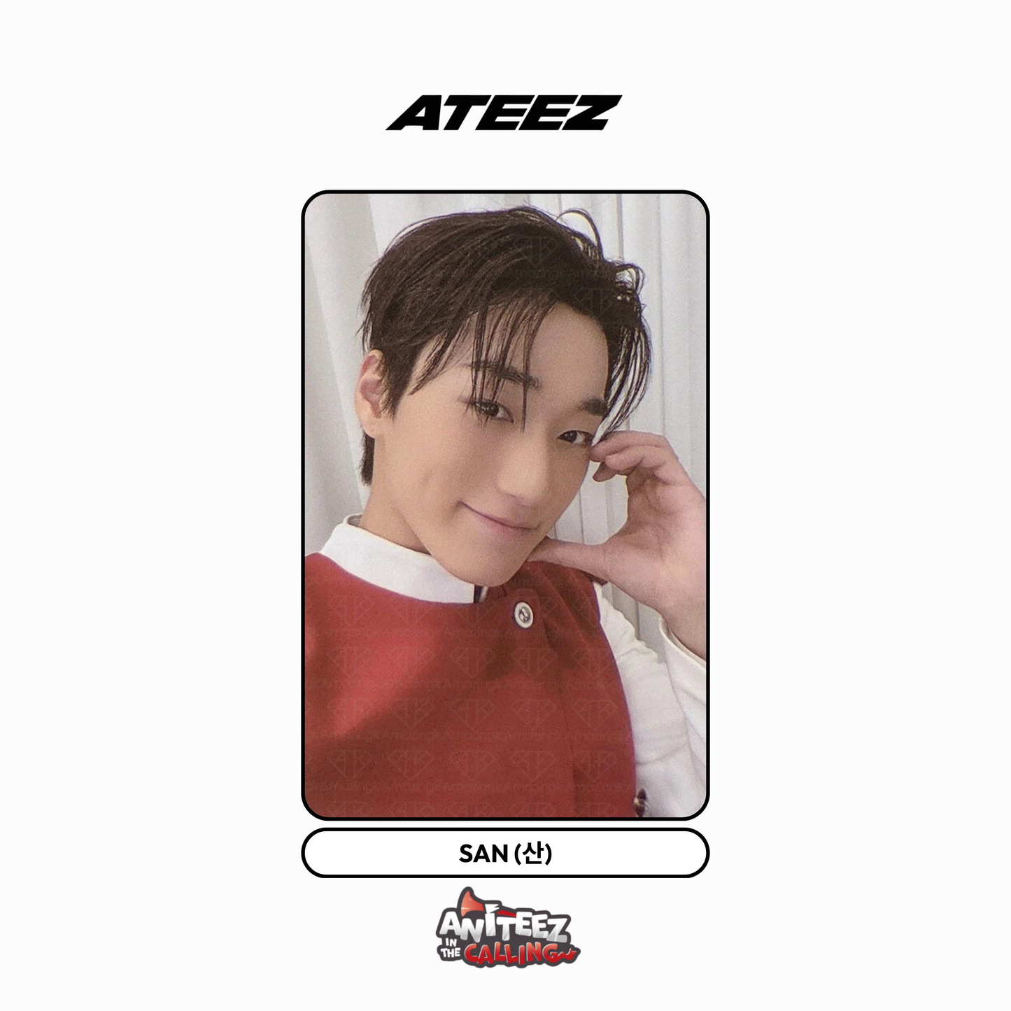 [aniteez in the calling] ateez - [pop-up md trading card] merch photocard
