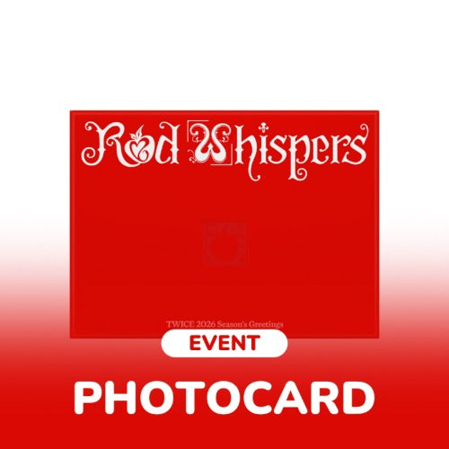 [jyp fans shop] twice - 2026 season's greetings [red whispers]