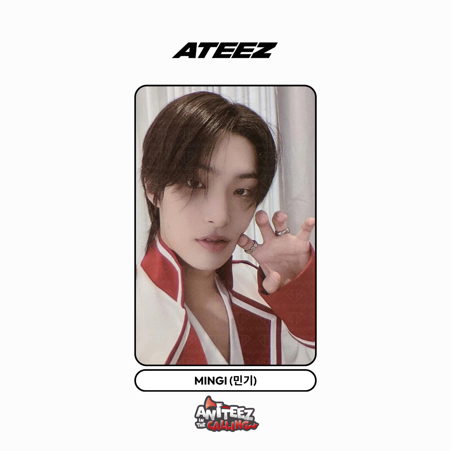 [aniteez in the calling] ateez - [pop-up md trading card] merch photocard