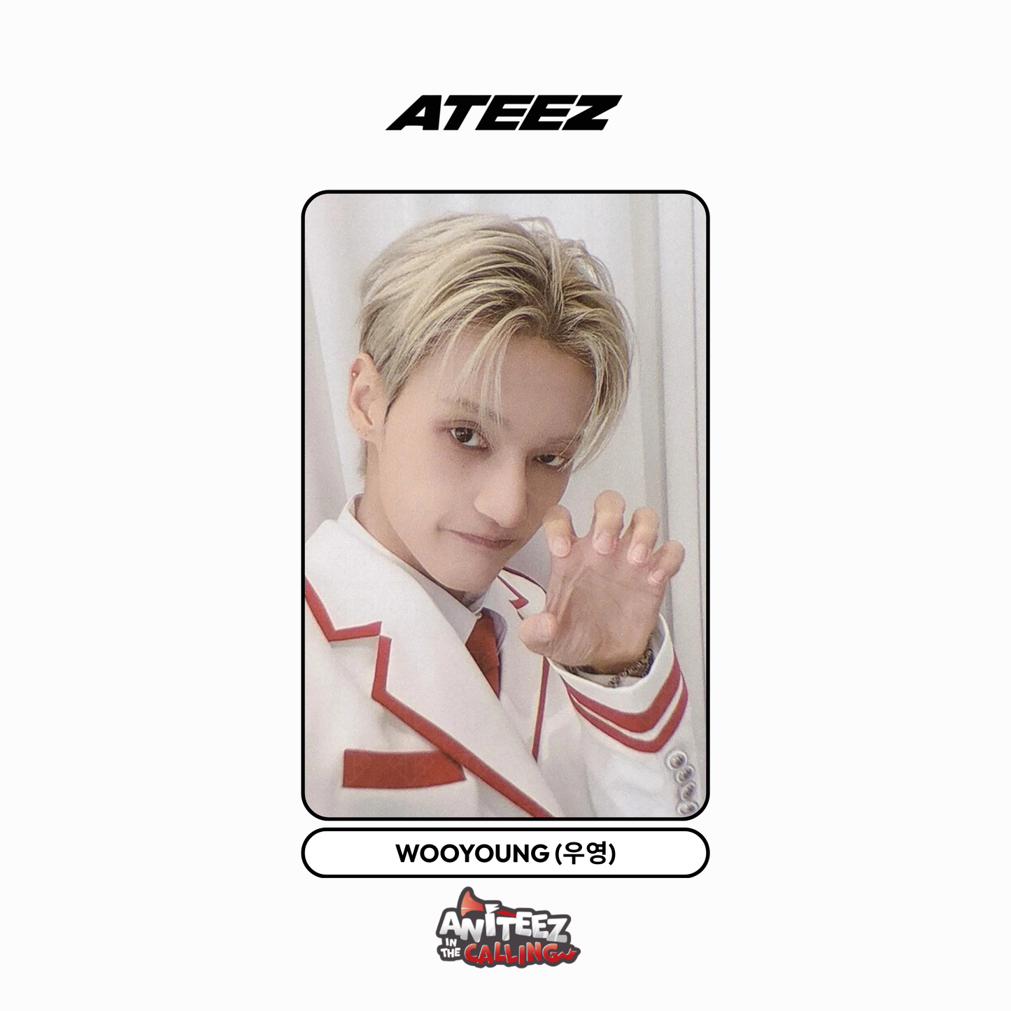 [aniteez in the calling] ateez - [pop-up md trading card] merch photocard