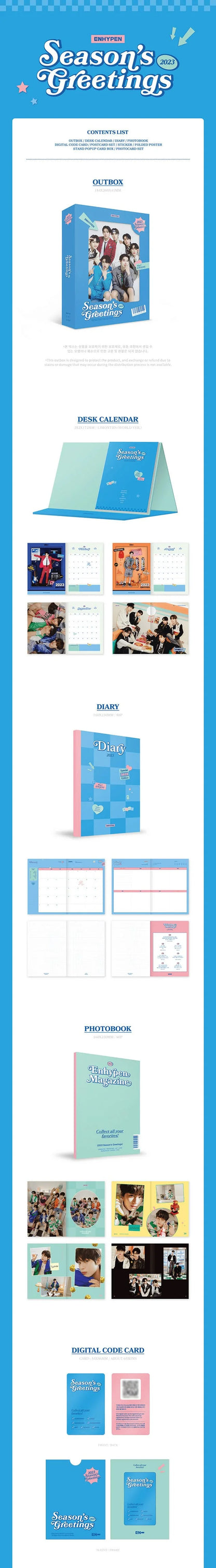 enhypen - 2023 season's greetings