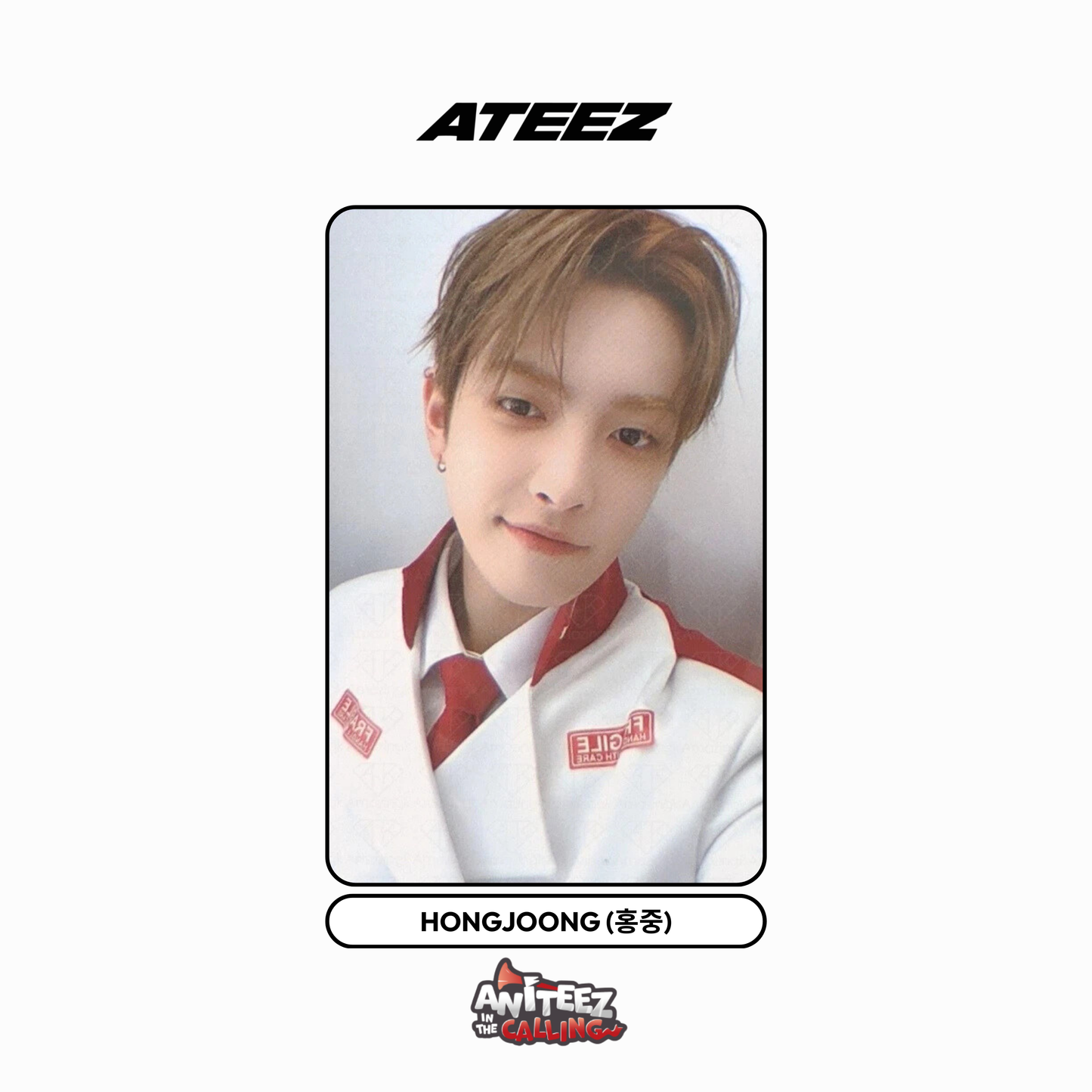 [aniteez in the calling] ateez - [pop-up 50.000₩ benefit] merch photocard