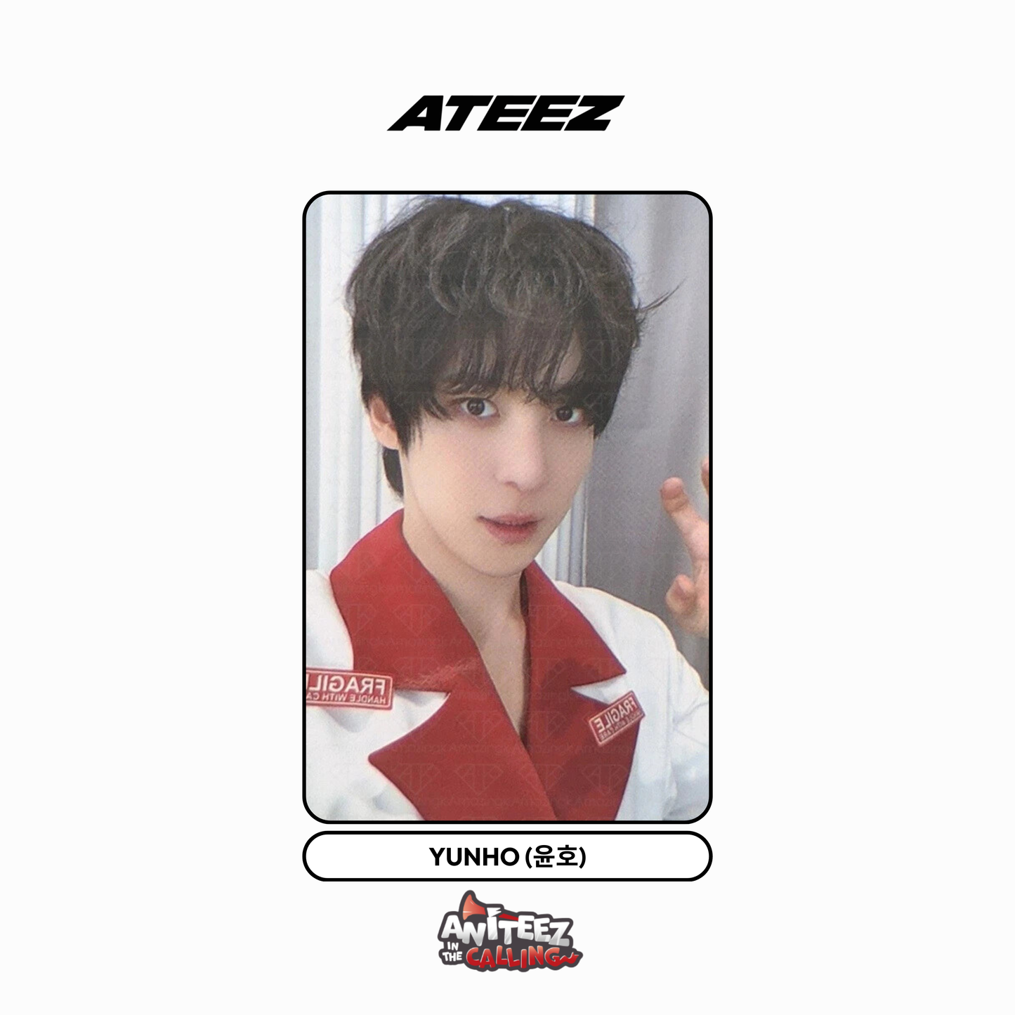 [aniteez in the calling] ateez - [pop-up 50.000₩ benefit] merch photocard