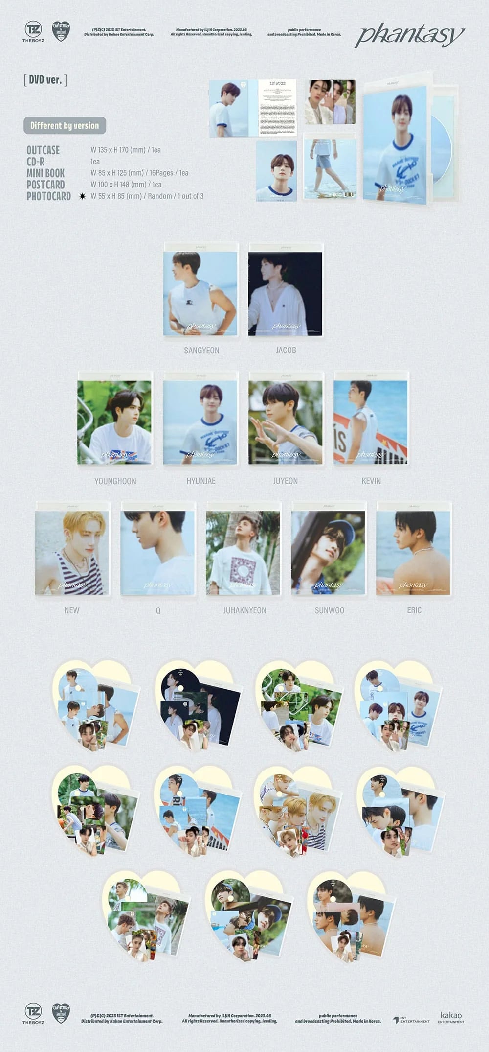 the boyz - 2nd album part.1 [phantasy_christmas in august] dvd ver.