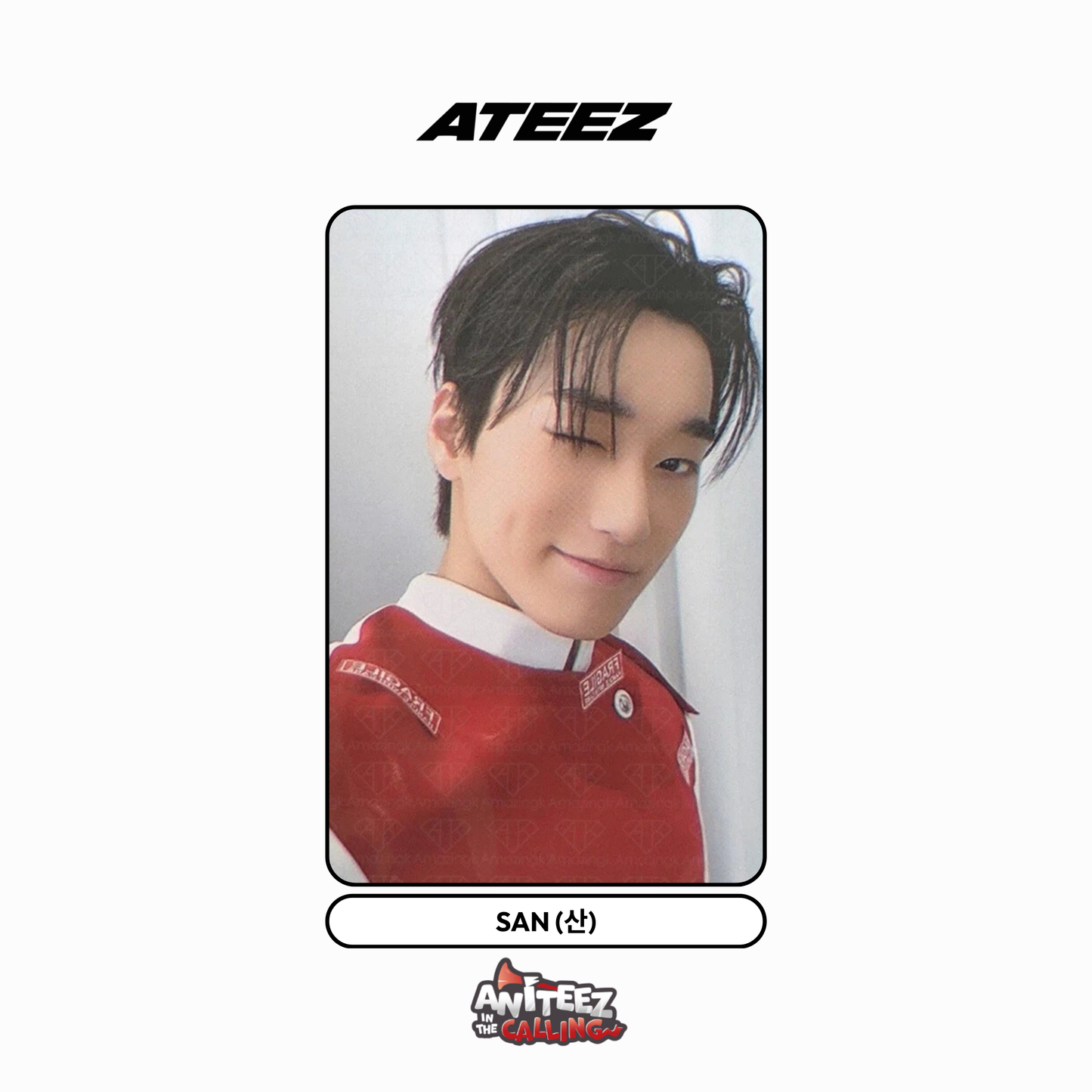 [aniteez in the calling] ateez - [pop-up 50.000₩ benefit] merch photocard