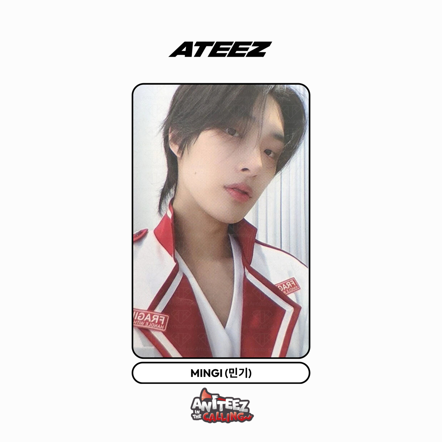 [aniteez in the calling] ateez - [pop-up 50.000₩ benefit] merch photocard
