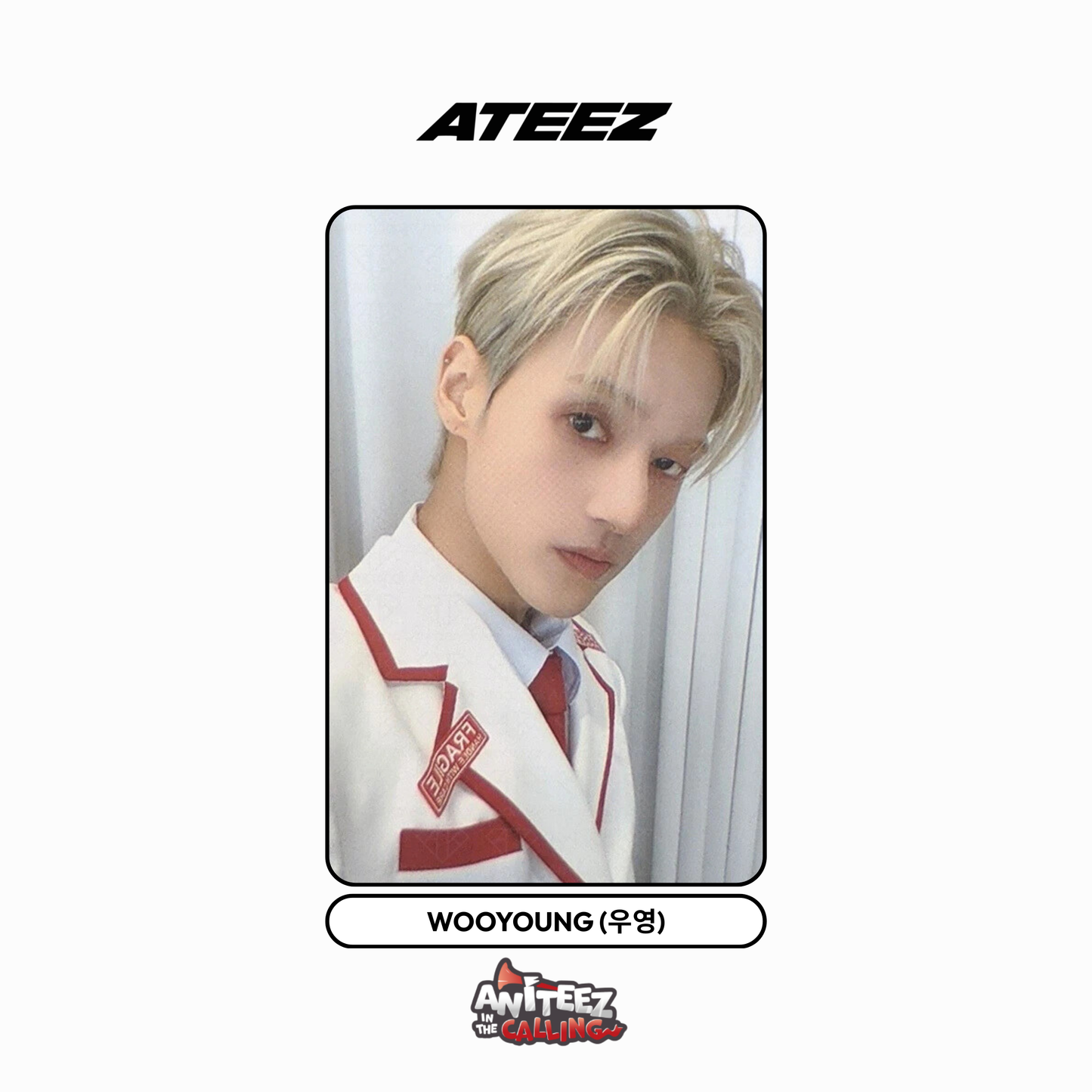 [aniteez in the calling] ateez - [pop-up 50.000₩ benefit] merch photocard