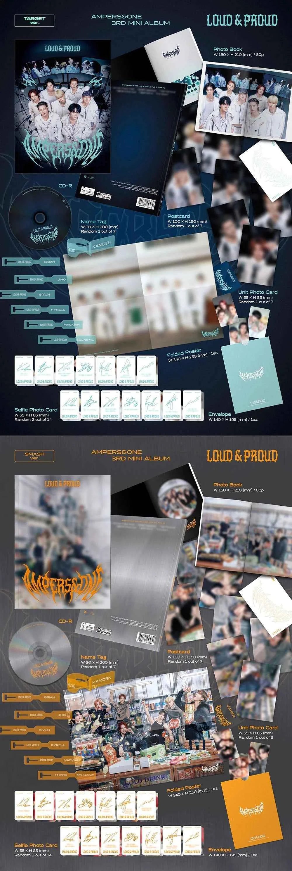 ampers&one - 3rd mini album [loud & proud] standard ver.