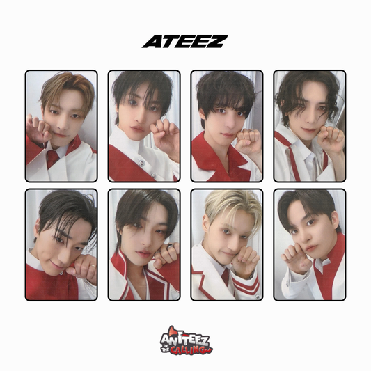 [aniteez in the calling] ateez - [pop-up 100.000₩ benefit] merch photocard