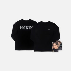 kai - [kaion] long sleeve set (black ver.)