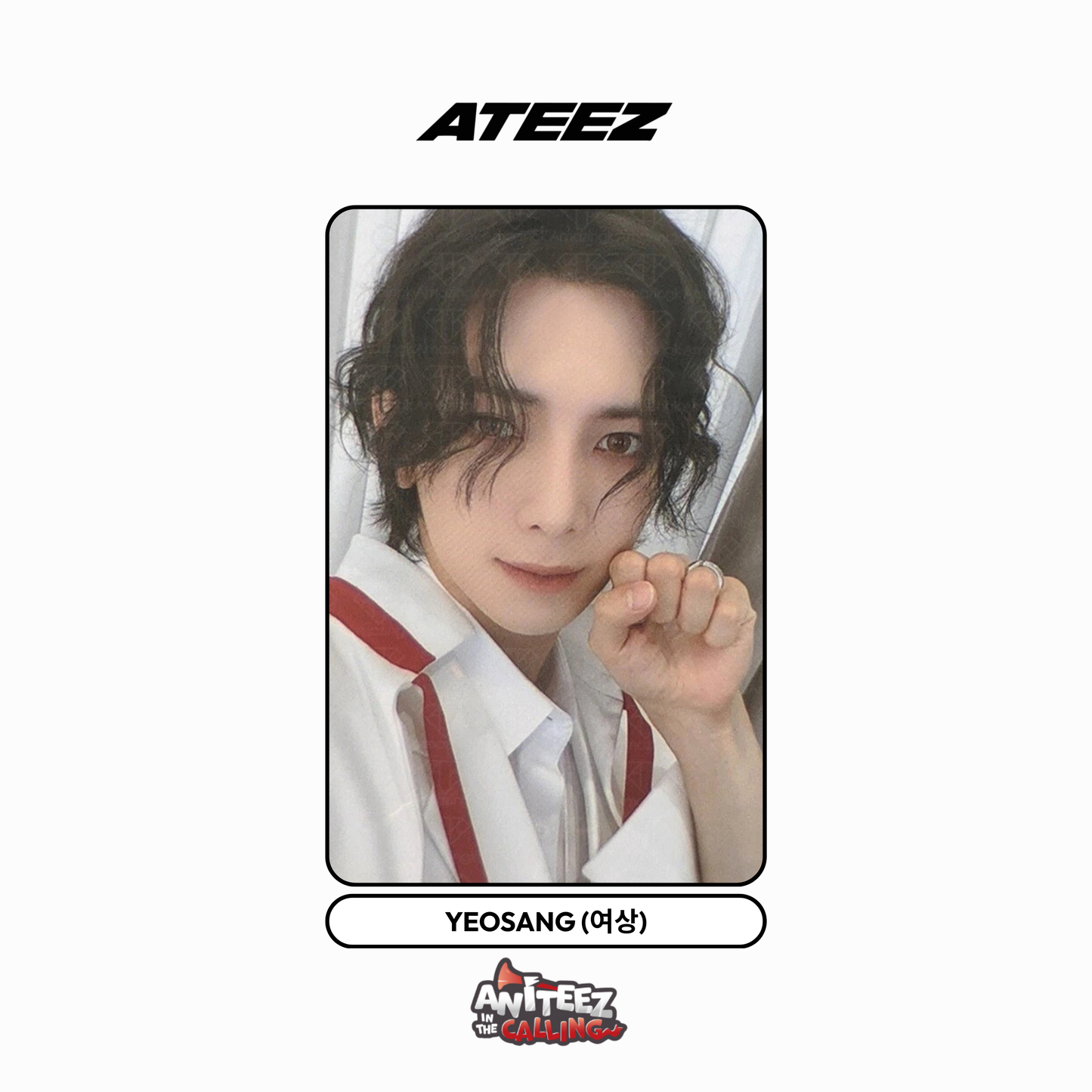 [aniteez in the calling] ateez - [pop-up 100.000₩ benefit] merch photocard
