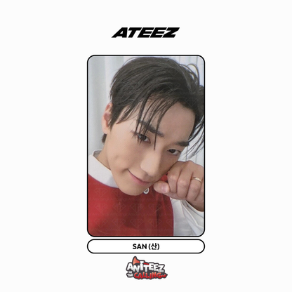 [aniteez in the calling] ateez - [pop-up 100.000₩ benefit] merch photocard