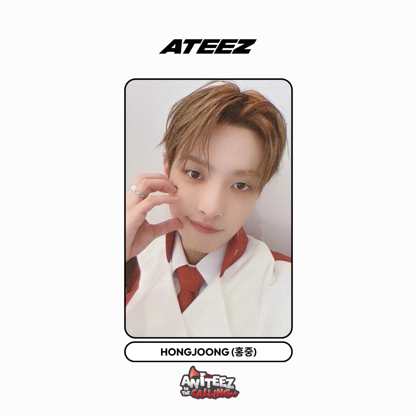 [aniteez in the calling] ateez - [pop-up md trading card] merch photocard