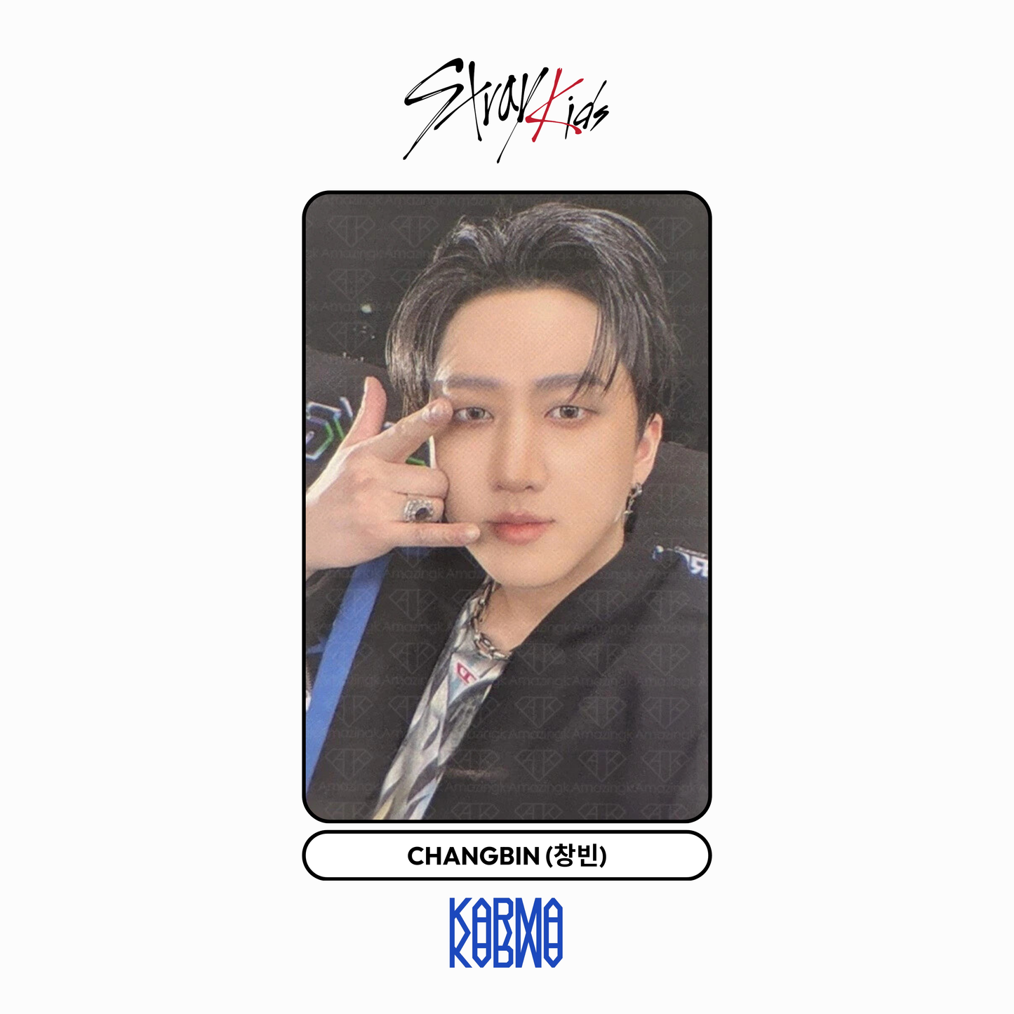 [karma] stray kids - [pop-up store 2nd week 30.000₩ benefit md reward] merch photocard