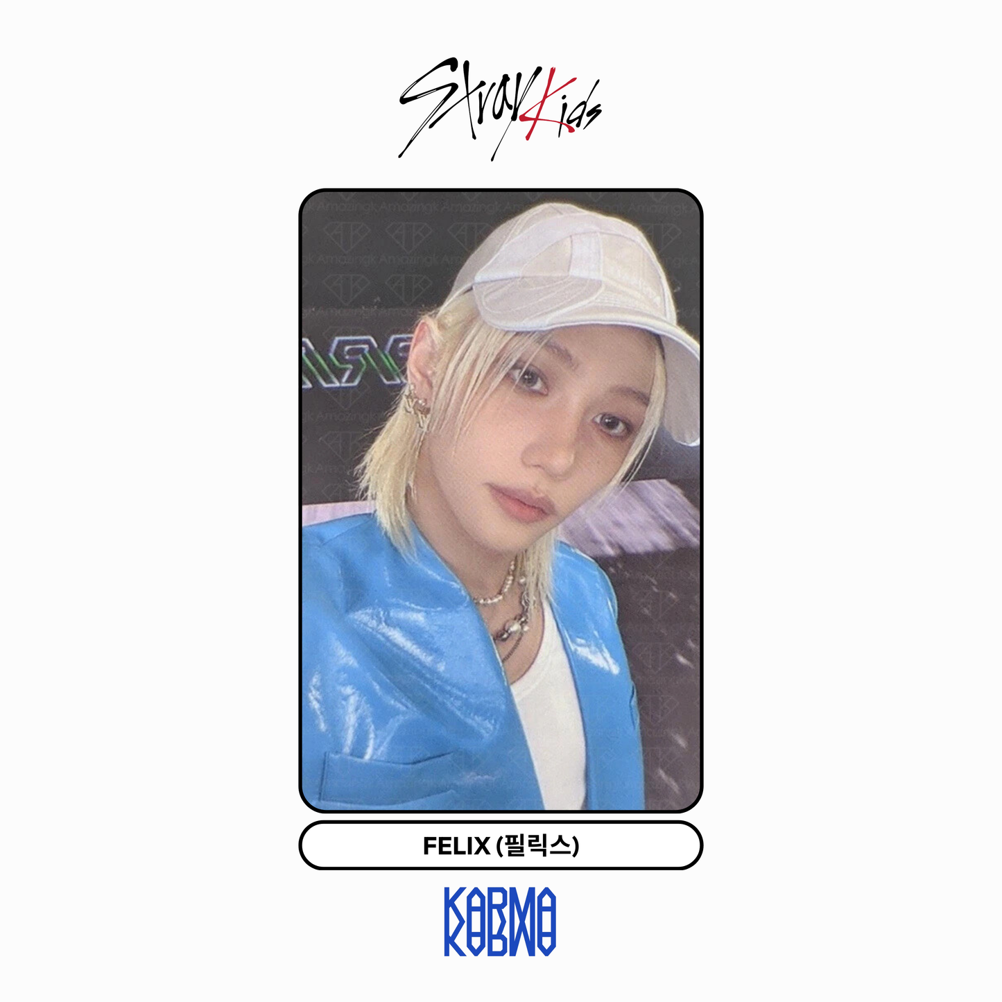 [karma] stray kids - [pop-up store 2nd week 30.000₩ benefit md reward] merch photocard