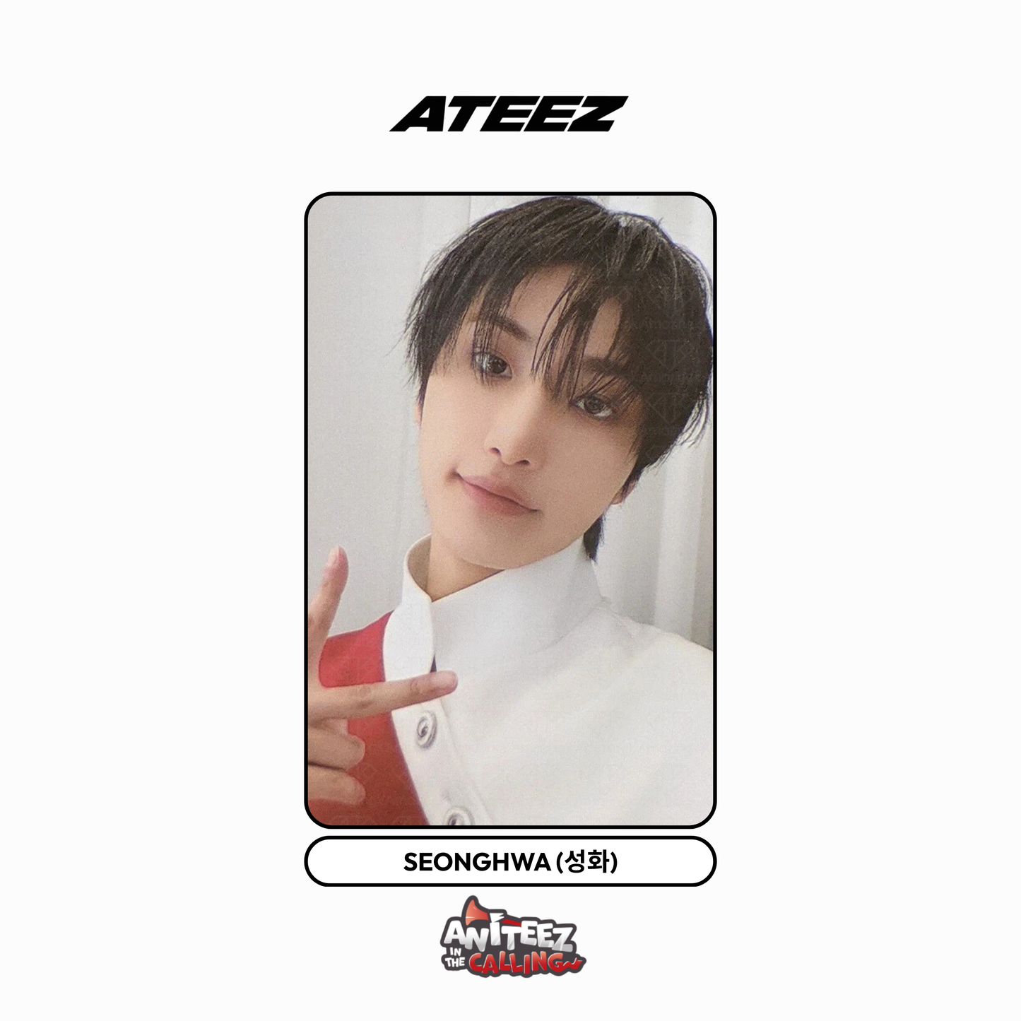 [aniteez in the calling] ateez - [pop-up md trading card] merch photocard