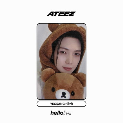 [hellolive] ateez - [golden hour : part. 3 fansign 2.0 rilakkuma ver.] pob photocard