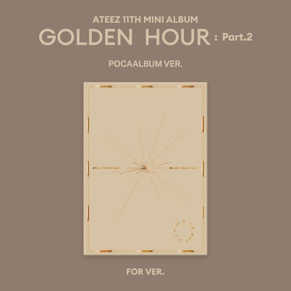 ateez - 11th mini album [golden hour part. 2] pocaalbum ver.