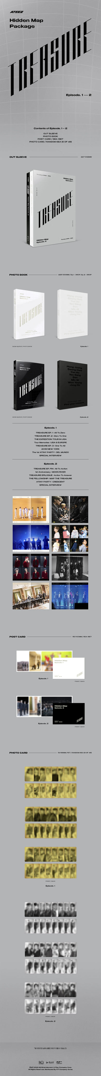 ateez - treasure : hidden map