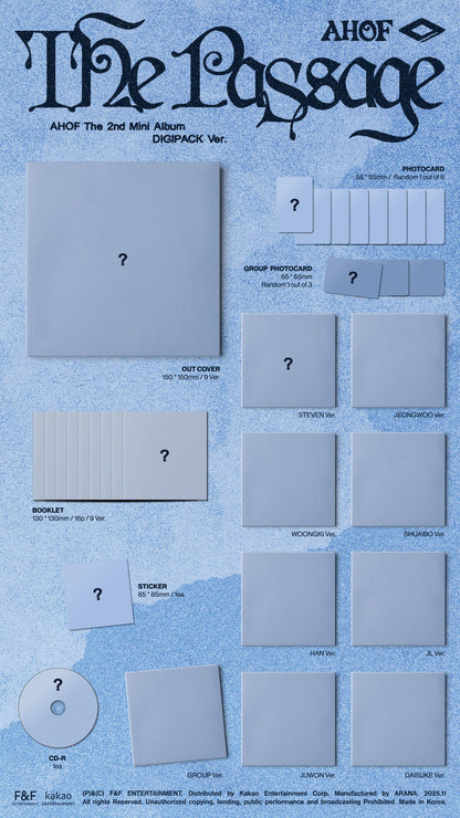 ahof - 2nd mini album [the passage] digipack ver.