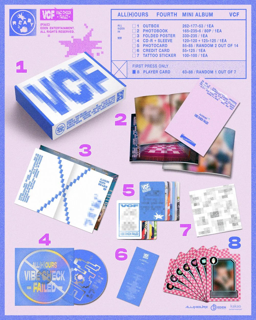 all(h)ours - 4th mini album [vcf] ready ver.