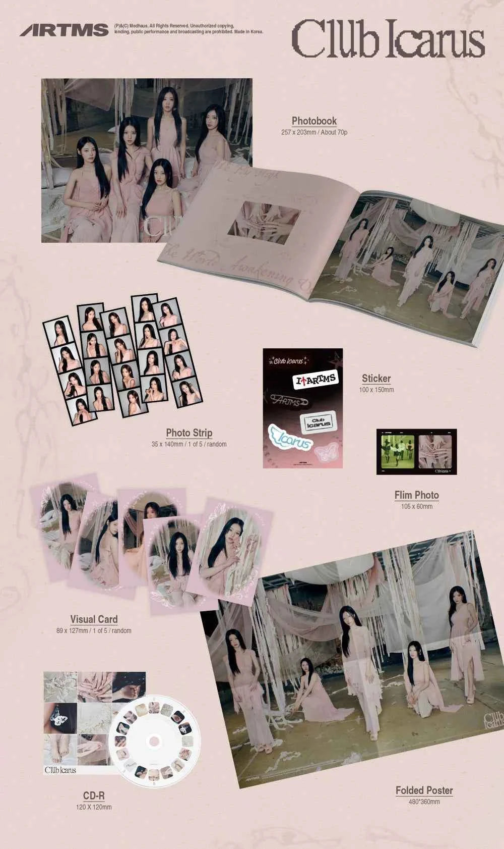 artms - 1st mini album [club icarus] b ver.