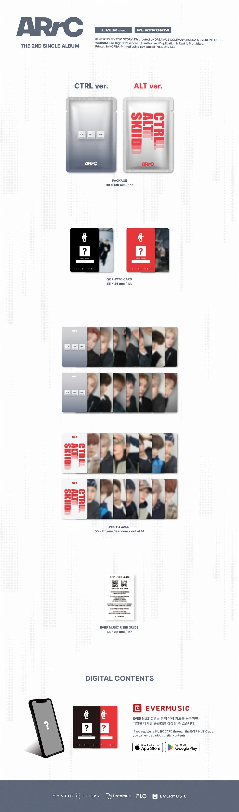 arrc - 2nd single album [ctrl+alt+skiid] ever ver.