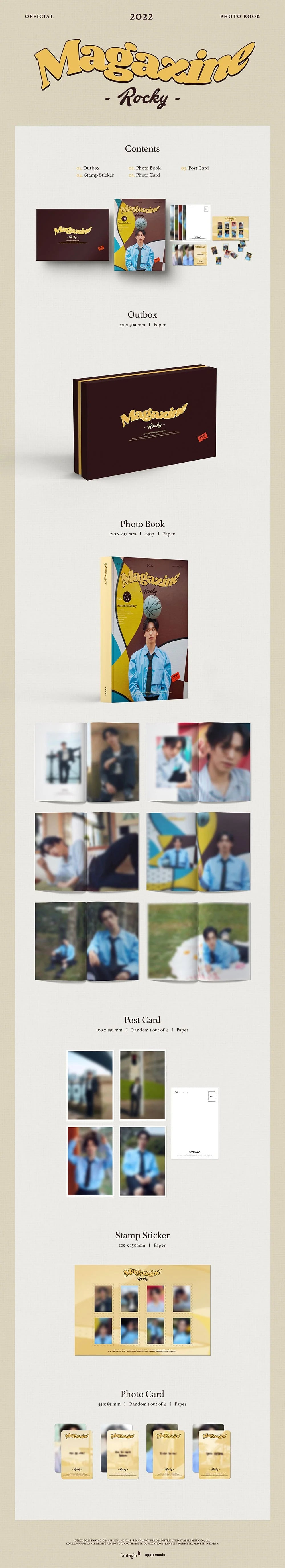 rocky - 2022 official photobook [magazine] rocky ver.