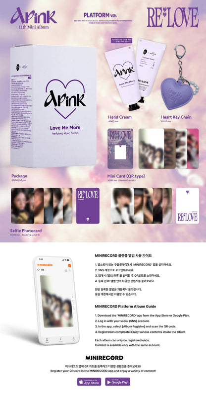 apink - 11th mini album [re : love] platform ver.