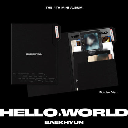 baekhyun - 4th mini album [hello, world] folder ver.