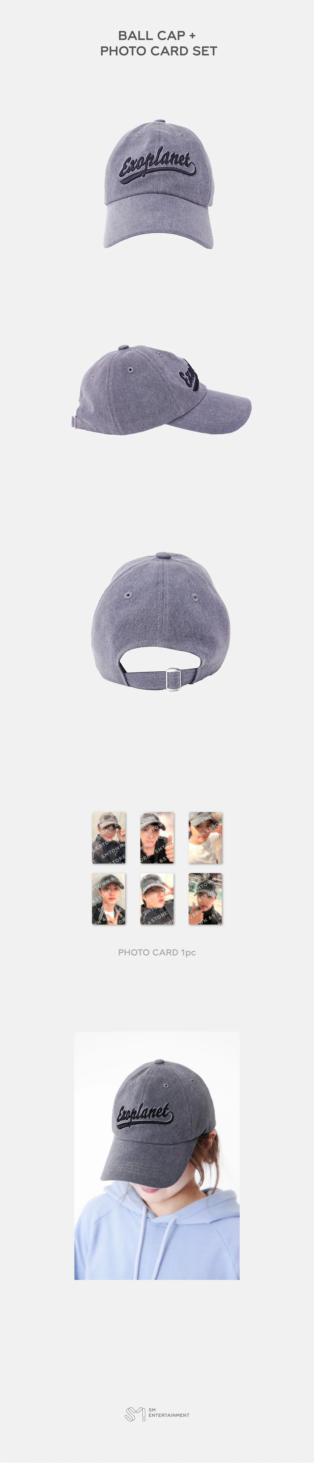 exo - ['exo'verse' 2025 exo fan meeting] official md ball cap + photocard