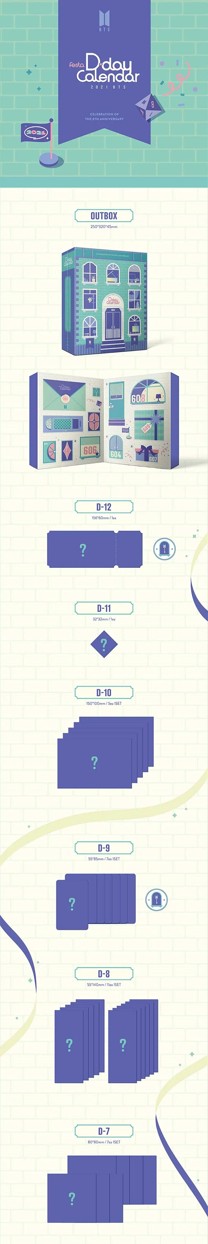 bts festa d-day calendar? celebration of the 8th anniversary