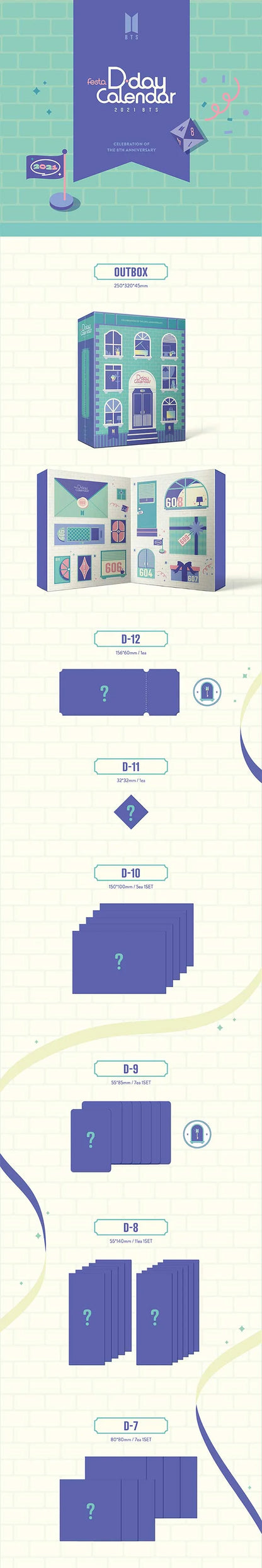 bts festa d-day calendar? celebration of the 8th anniversary