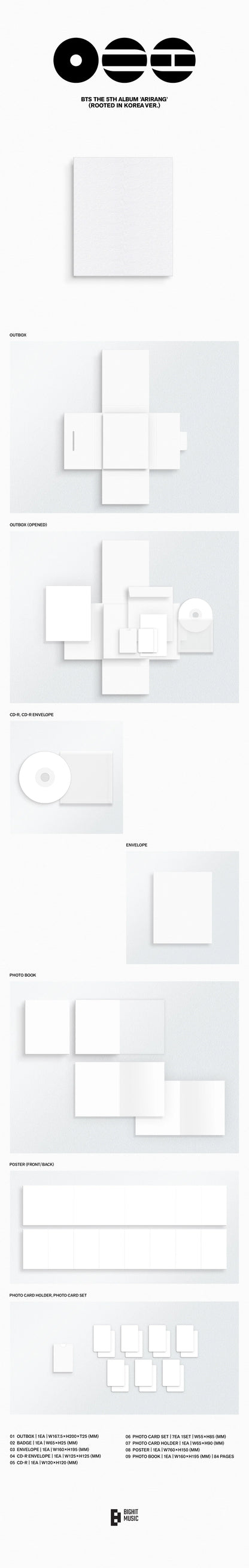 [pob] bts - [arirang 5th full album] standard ver.