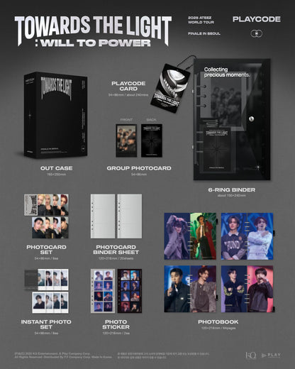ateez - 2025 world tour [towards the light will to power] finale in seoul playcode