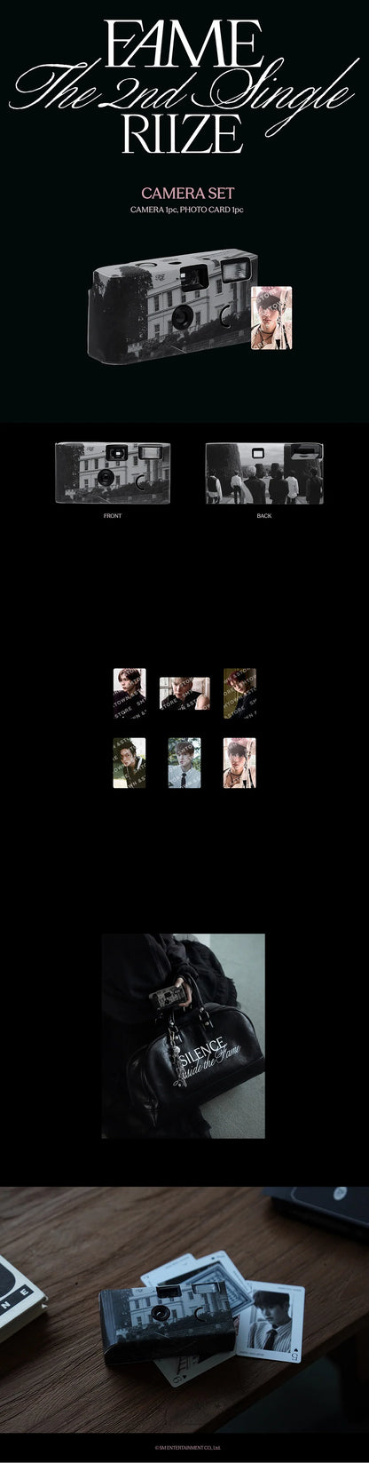 riize - [silence: inside the fame] camera set
