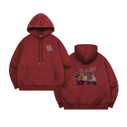 allday project - [1st ep] official md cartoon hoodie set