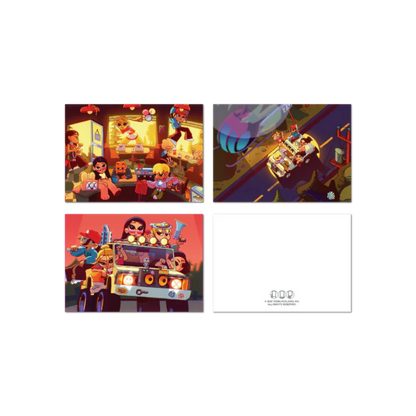 allday project - [1st ep] official md cartoon postcard